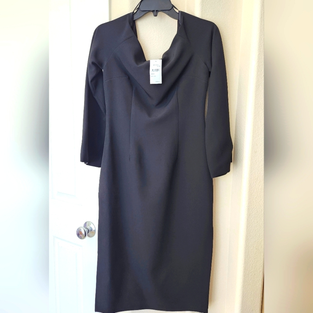 NWT KEEPSAKE Off Shoulder Cocktail Dress Black Size M YKK Zipper